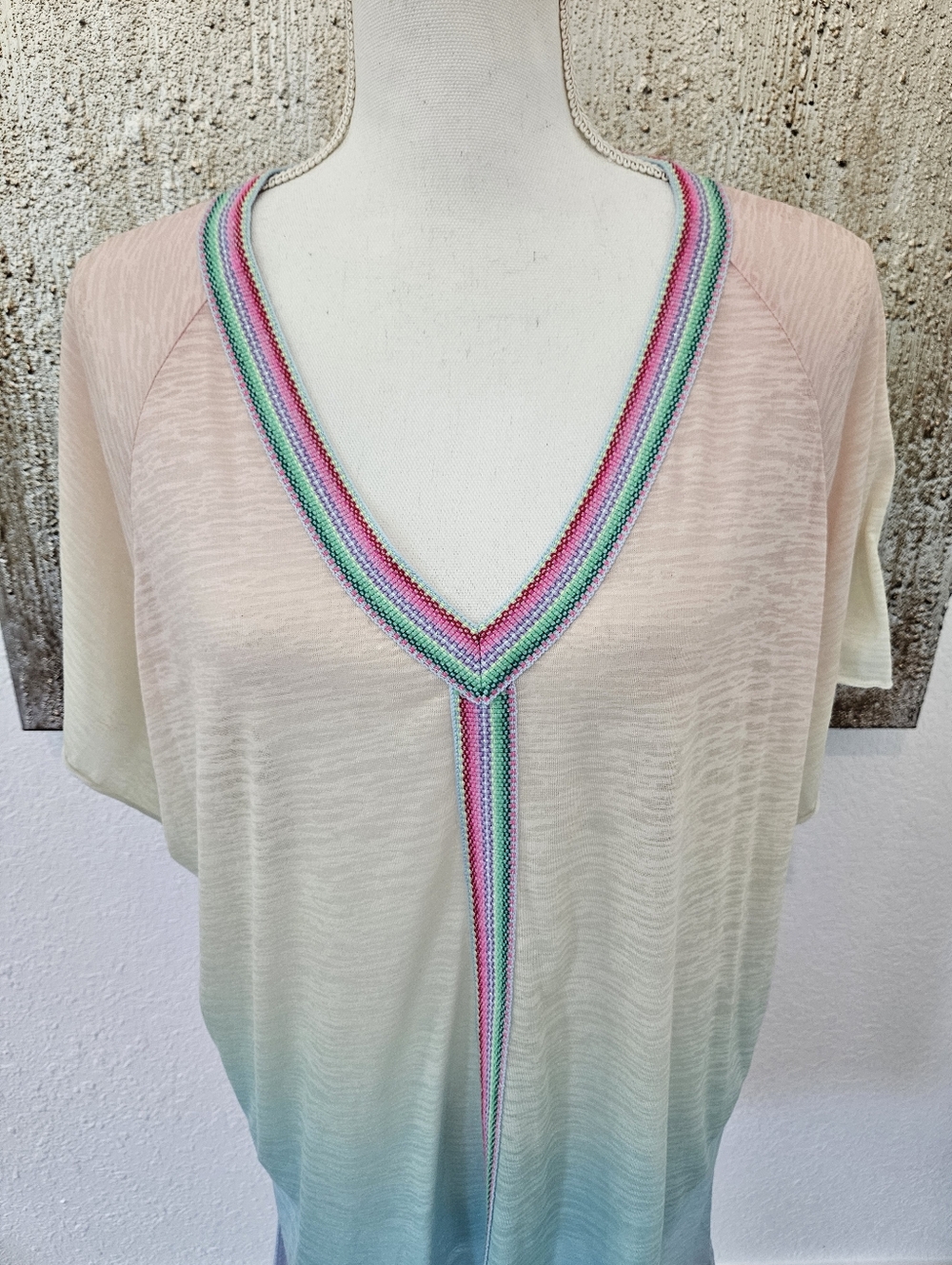 Pitusa Pima Mini Abaya Multicolored Mini Tunic - OS Like New - Picture 2 of 4